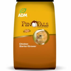 ADM Penpals Starter & Grower Medicated Crumble Chicken Feed 50 lb