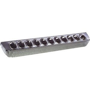 Chicken Feeder Slide Top Galvanized Steel 18