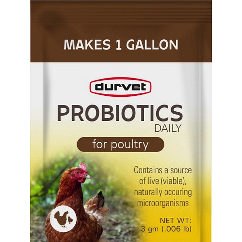 Durvet Probiotics Daily Single Serve Packet 4 gm
