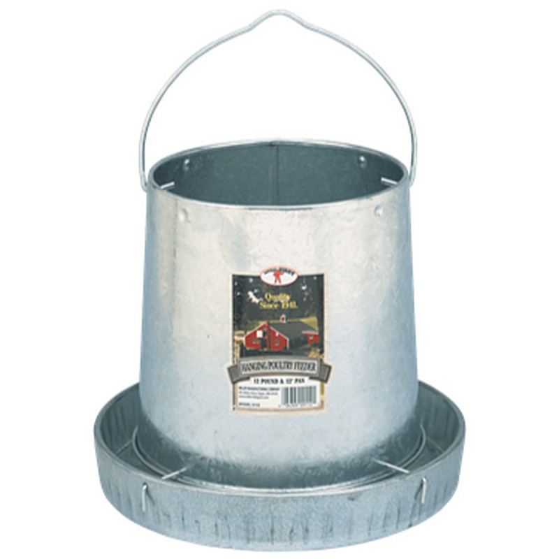Hanging Metal Poultry Feeder 12 lb