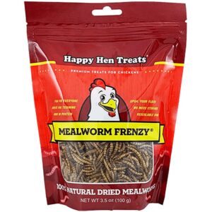 Happy Hen Treats Mealworm Frenzy 3.5 oz for Chickens