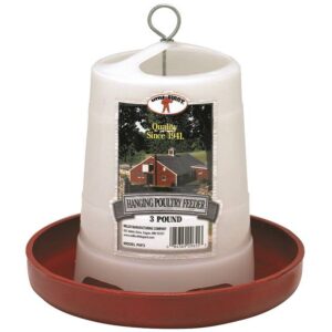Little Giant Deluxe Hanging Poultry Feeder 3 lb