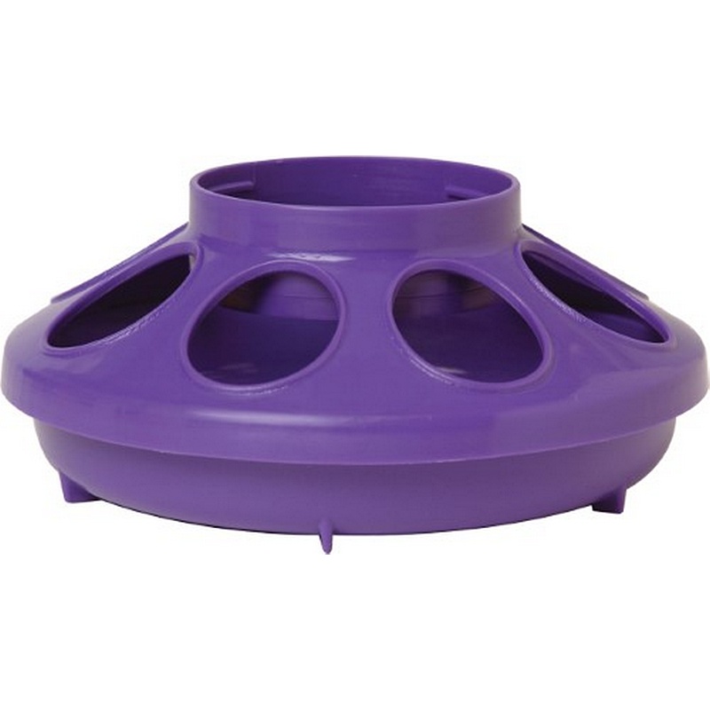 Little Giant Plastic Feeder Base Purple 1 qt