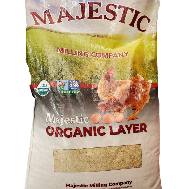 Majestic Milling Organic Chicken Layer Feed