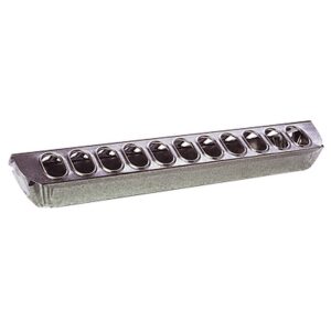 Metal Slide Top Poultry Ground Feeder 24 Chickens