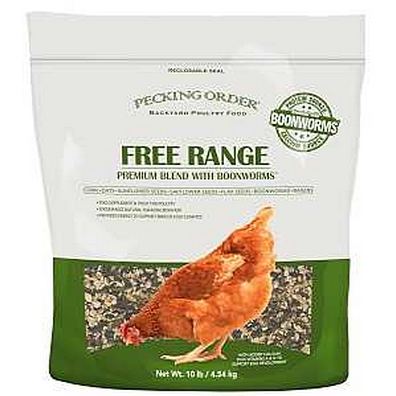 Pecking Order Free Range Blend with Boonworms Chicken Feed