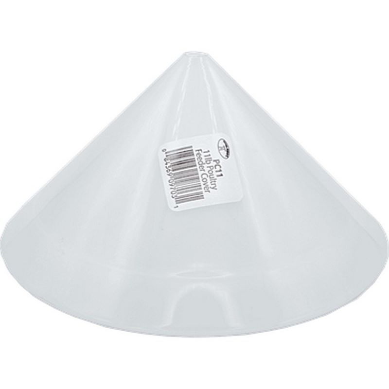 Plastic Cover for Hanging Poultry Chicken Feeder 11 lb