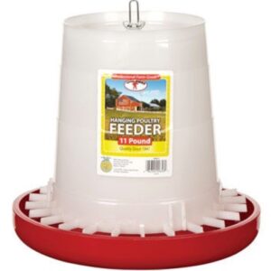 Plastic Hanging Poultry Chicken Feeder 11 lb