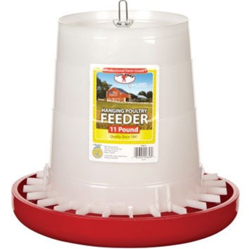 Plastic Hanging Poultry Chicken Feeder 11 lb