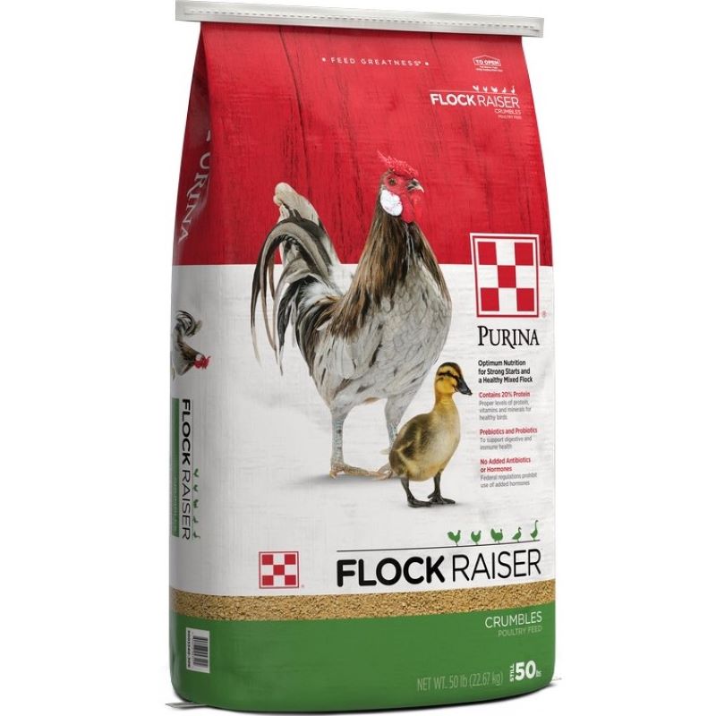 Purina Flock Raiser Crumble Poultry Feed