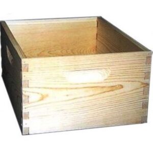 10 Frame Deep Super 9 5/8 with Frames and Coated Plasticell Assembled Painted