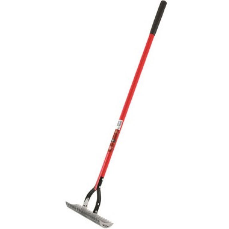 Ace 19 Tine Steel Thatching Rake Fiberglass Handle 61 inch long