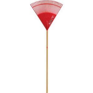 Ace 26 Tine Poly Leaf Rake Wood Handle 24x65