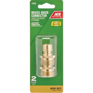 Ace Brass Male Threaded Quick Connector Coupling for Hose