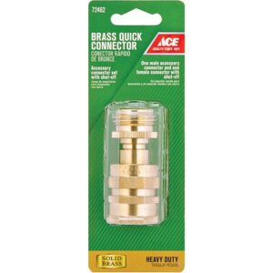 Ace Brass Threaded Male Female Quick Connector Coupling for Hose