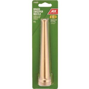 Ace Jet Stream Brass Sweeper Nozzle for Garden Hose