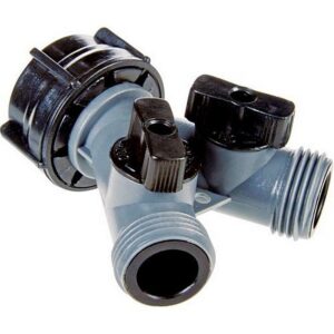 Ace Plastic Threaded Female Male 2 Way Shut Off Valve for Garden Hose