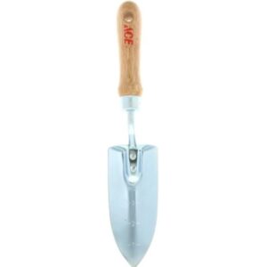 Ace Steel Hand Trowel Wood Handle 12 in Garden Tool
