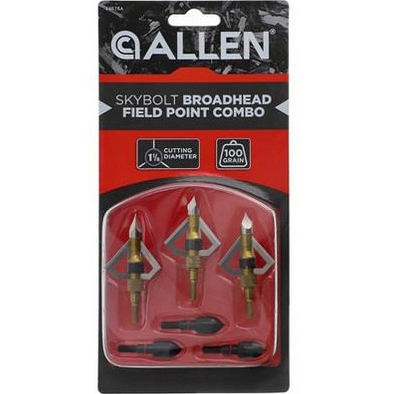 Allen Archery Broadhead Field Point Combo 3 Ct
