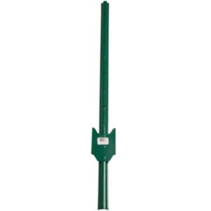 American Posts 14 Gauge Powder Coated Green Steel U Post 3 foot