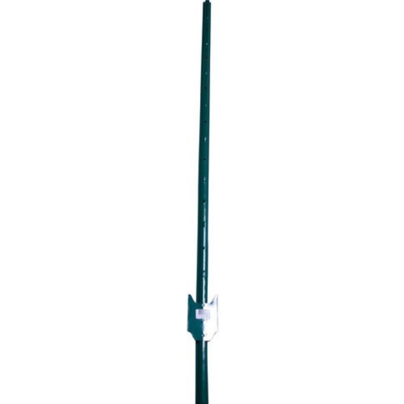 American Posts 14 Gauge Powder Coated Green Steel U Post 5 foot