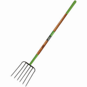 Ames 6 Tine Manure Fork Wood Handle 61 in