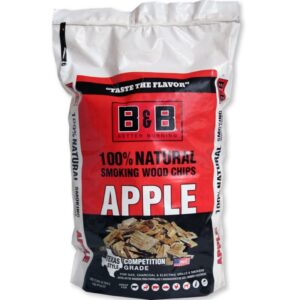 B&B All Natural Apple Wood Smoking Chips 180 cu in