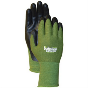 Bamboo Gardener Green Nitrile Gloves