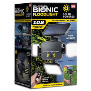 Bell & Howell Bionic Solar Powered LED Floodlight