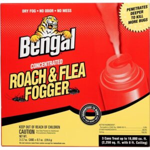 Bengal Concentrated Roach & Flea Fogger 3 pk