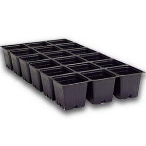 Black Plastic Deep Garden Tray Pot Sheet