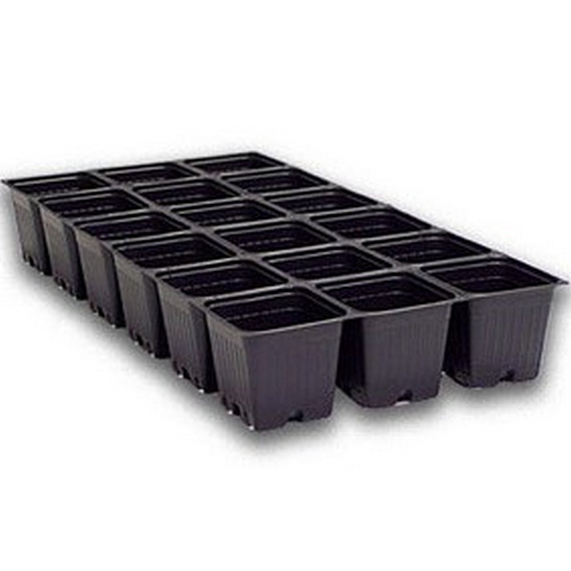 Black Plastic Deep Garden Tray Pot Sheet