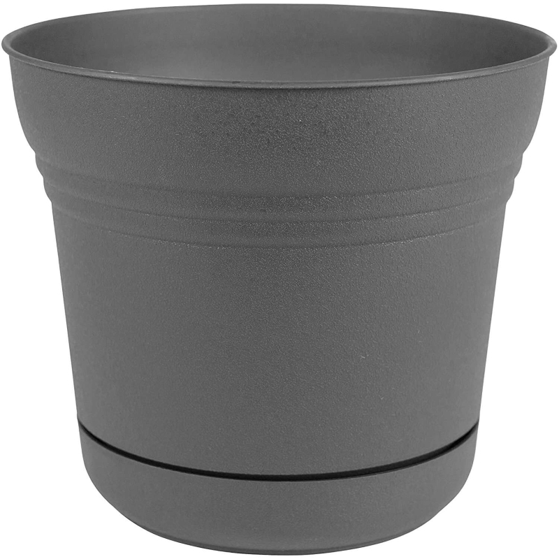 Bloem Saturn Charcoal Planter
