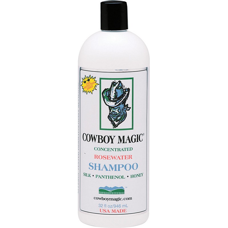 Cowboy Magic Rosewater Shampoo 32 oz for Horses
