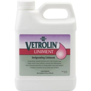 Farnam Vetrolin Liniment Horse Hair Polish 32 oz