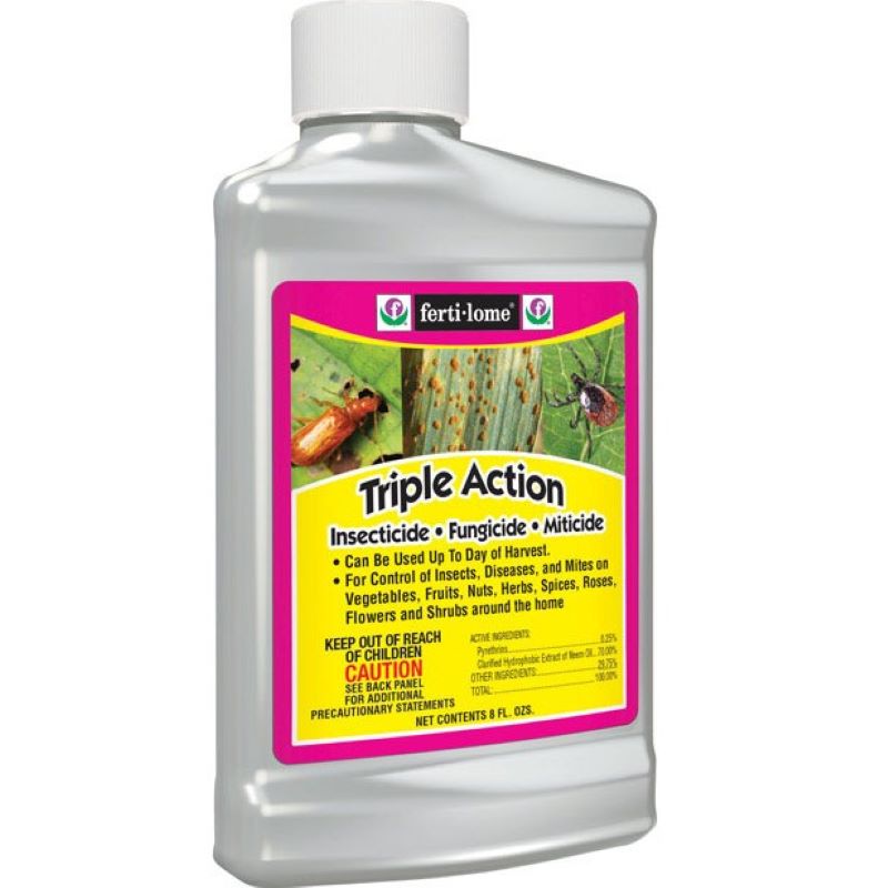 Ferti Lome Triple Action Insect Fungus & Mite Control Concentrate 8 oz