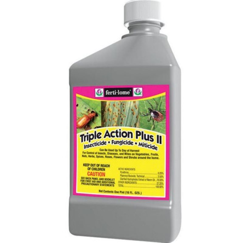Ferti Lome Triple Action Plus II Insect Fungus & Mite Control 16 oz