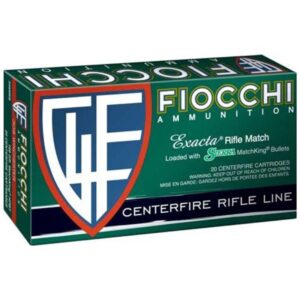 Fiocchi Exacta Match 308 Winchester 168 Grain 20 ct