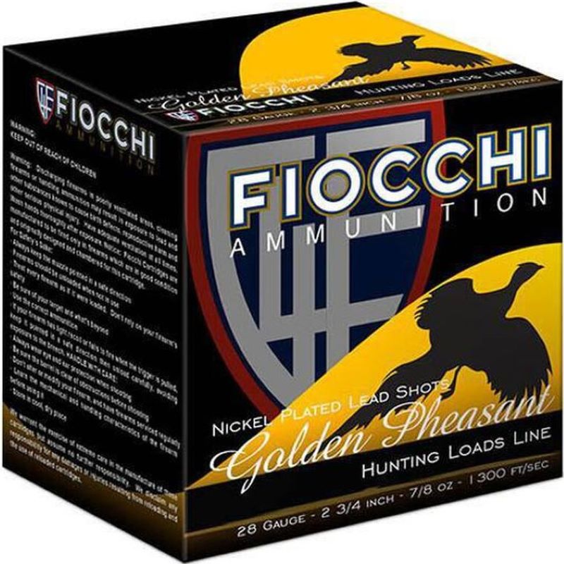 Fiocchi Golden Pheasant 20 Gauge 2 3/4 25Ct