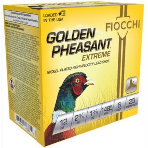 Fiocchi Golden Pheasant Extreme 12 Gauge 2.75" 6 Shot 25 Ct