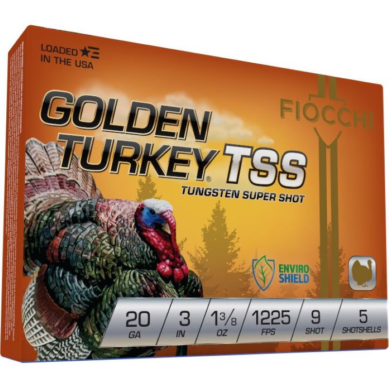 Fiocchi Golden Turkey 20 Gauge Shotshell 3 inch 5 Ct Ammo