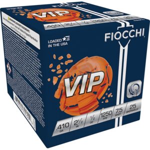 Fiocchi VIP .410 Gauge 2-1/2" 7.5 Shot 25 Ct