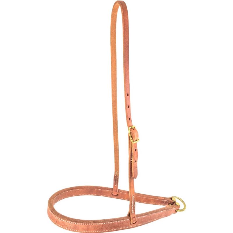 Flat Light Oil Leather Horse Noseband