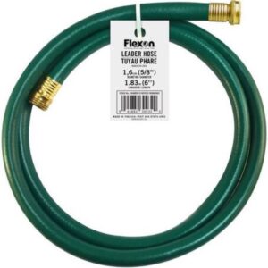 Flexon 5/8 Leader Hose Green 6 feet