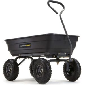 Gorilla Medium Duty Poly Dump Cart 600 lb