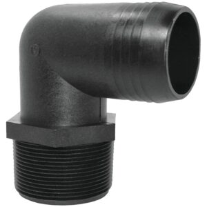 Green Leaf EL1238P Hose Barb Elbow 1-2 MPT x 3-8