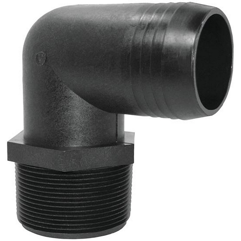 Green Leaf EL1438P Hose Barb Elbow 1-4 MPT x 3-8