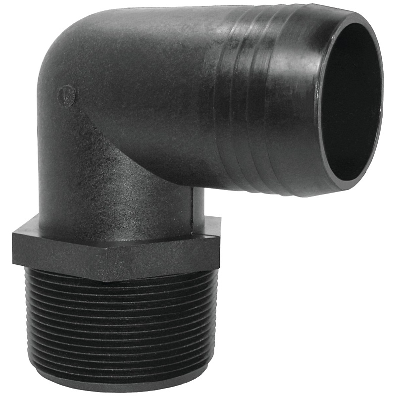 Green Leaf EL3414P Hose Barb Elbow 3-4 MPT x 1-4