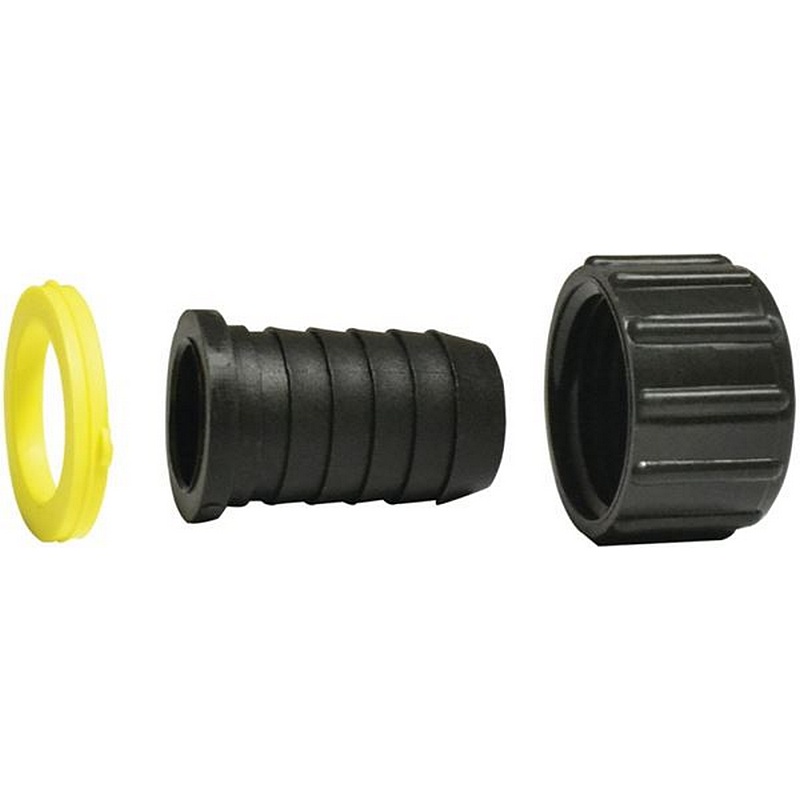 Green Leaf Hose Barb Swivel Fitting 3-4″x1-2″