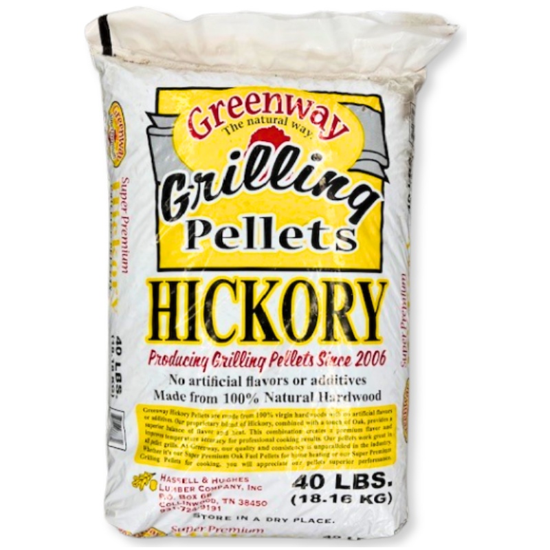 Greenway Hickory Grilling Pellets 40 lb